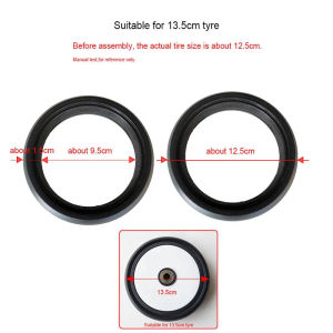 Tyre Cover For Stroller Wheels Bebe Accessories Front Back Wheel For Yoya YoyaPlus Tianrui Babalo Tire 13.5 and 15CM
