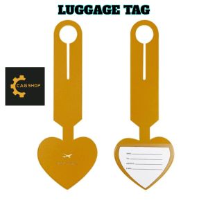 CAG SHOP Simple Heart Luggage Suitcase Bag Pendant Name ID Address Invitation Tag Baggage Backpack Travel Accessories