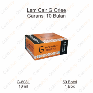 1 Box Orlee Lem Korea Super Serbaguna G-808 10ml isi 50 Botol