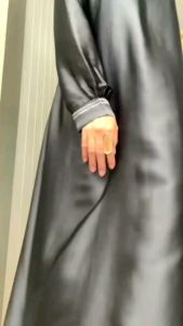 semi abaya simple elegan desain terbaru 2025kekinian  bahan flowy edisi aisha dress