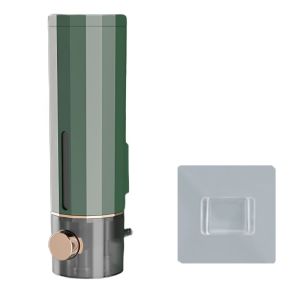 Manual Press Shampoo Dispenser Wall Mounted Soap Dispenser Organizer Bottle Bathroom Liquid Containe