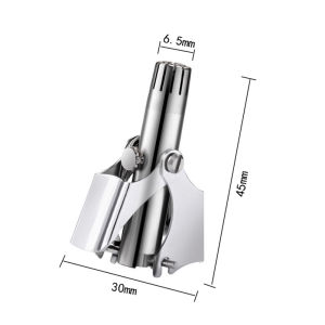 Manual Nose Hair Trimmer Stainless Steel Nose Ear Hair Remover Portable Nose Trimmer For Men/Women