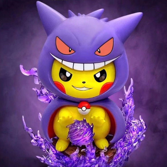 Mô hình Pokemon gapcha Pikachu khoát áo Gengar bóng ma 2059 8-1 | Lazada.vn