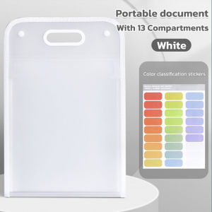 Multi Layer Hand Held File Organizer Large capacity Vertical File Storage For Office School Document Storage 手提文件夹