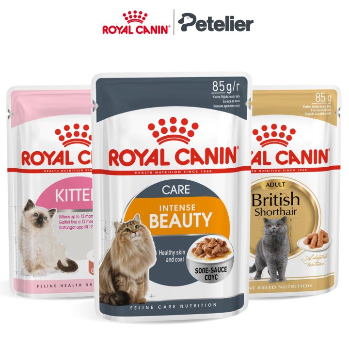 Royal Canin Wet Cat Food All Flavors Breeds 85g pouch 12 pouch