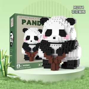 Mainan Bricks Panda DIY Nano Block Mini Puzzle Blok Bangunan Mainan Anak Perempuan