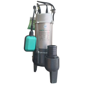 Máy bơm chìm nước thải 370W (0.5HP) Thân Nắp Inox 304 Taifu - Bơm tõm hút hố bioga hút bùn hố móng