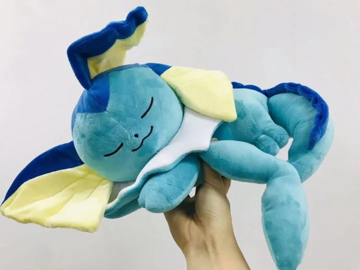 Pokemon Original Eeveelution Eevee Big Sleep Vaporeon Plush Toy Stuffed Toys Doll Soft Pillow Soft Pillow Birthday Gift Trading