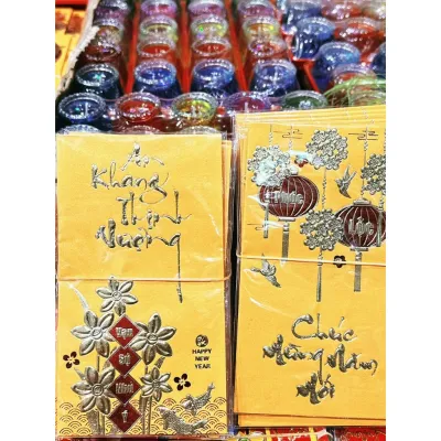 [SÉT 6 BAO] Bao lì xì in 3D mẫu mới 2024 đẹp lắm khách ơi hình thật tự chụp
