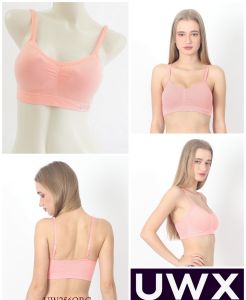 Bra Wanita Tanpa Kawat UWX Full Cup Busa tipis Model Sport Pakaian Dalam / Underwear UW256