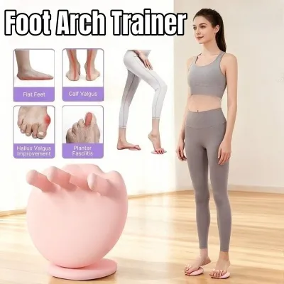 2Pcs Yoga Fitness Foot Arch Trainer TPR Long-lasting Thumb Valgus Corrector Mprove Leg Shape
