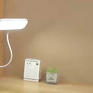 Borong Clip Wireless Table Lamp Eye-Caring 3 Brightness Adjustable Touch Switch Rechargeable & USB Plug Desk Lamp