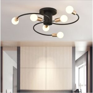 Modern design Minimalist Chandelier ceiling light Nordic Metall ceiling light led corridor bedroom stair ceiling light lighting fixtures satellite lamp home center light easy to install balcony restaurant droplight Chandelier for living room dining table