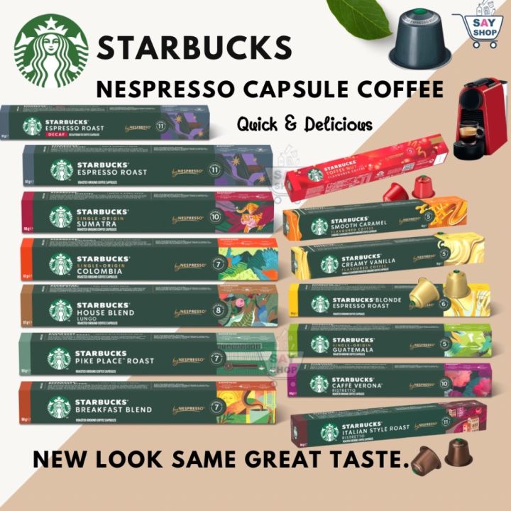 กาแฟแคปซูลสตาร์บัคส์ Starbucks Capsule Nespresso แคปซูลกาแฟ ใหม่ที่สุด