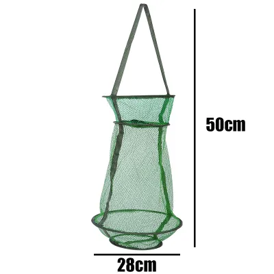 Fishing Net Drying Cage Style Nylon Tackle Guard Nets Cast Net Fish Basket Fish Accessories