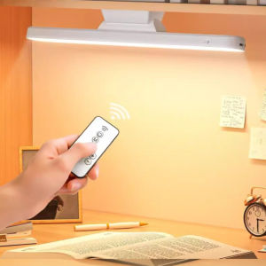 Magnetic LED Table Lamp Rechargeable Remote Control Dimmable Eye Protection Study Lamp