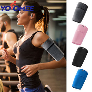 Yoomee Túi Đeo Tay Điện Thoại Di Động Chạy Bộ Ngoài Trời Bộ Cánh Tay Đàn Hồi Thông Dụng Túi Đeo Tay Thể Thao Toàn Thân