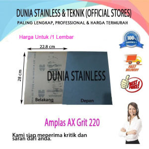 Amplas AX Grit 220 /Lembar