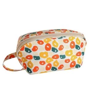 BLACKON Large Capacity Underwear Storage Bag Washable Cartoon Printed Lingerie Storage Bag Poached Egg Portable Socks Divider Organizer For Home