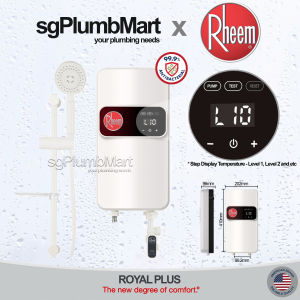 Rheem Royal RBW-33B / Royal Plus RBW-33M Instant Water Heater with Soft Touch LED Display Instant Heater