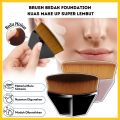 Brush Bedak Foundation Bentuk Oval / Alat Bantu Untuk Meratakan Riasan Wajah Super / Mini Portable. 