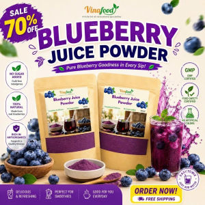 Blueberry Juice Powder Healthy Drink Mix Rich In Antioxidants No Sugar Added Easy To Mix