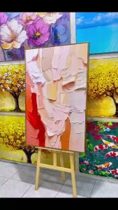 Tranh Trừu Tượng Phong Cách Sáng Tạo Tranh Canvas Tranh Tráng Gương Tranh Phòng Khách