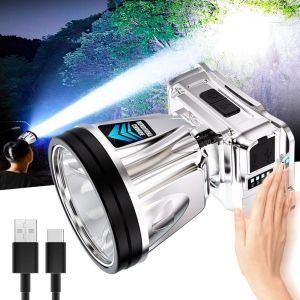 Headlamp Senter Kepala Rechargeable Tahan Air LED Senter Kepala Multifungsi untuk Camping Memancing