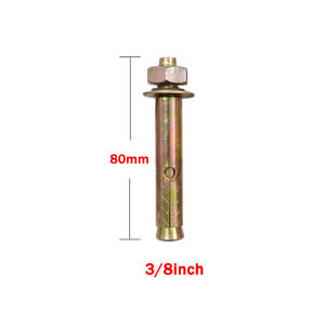 10pcs Concrete Expansion Bolt Metal Dynamic Anchor Bolt Expansion Sleeve Anchor Concrete Bolt