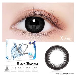 (Free Case) SOFTLENS X2 BIO BLACK / BROWN NORMAL DAN MINUS 0.50 S/D -6.00