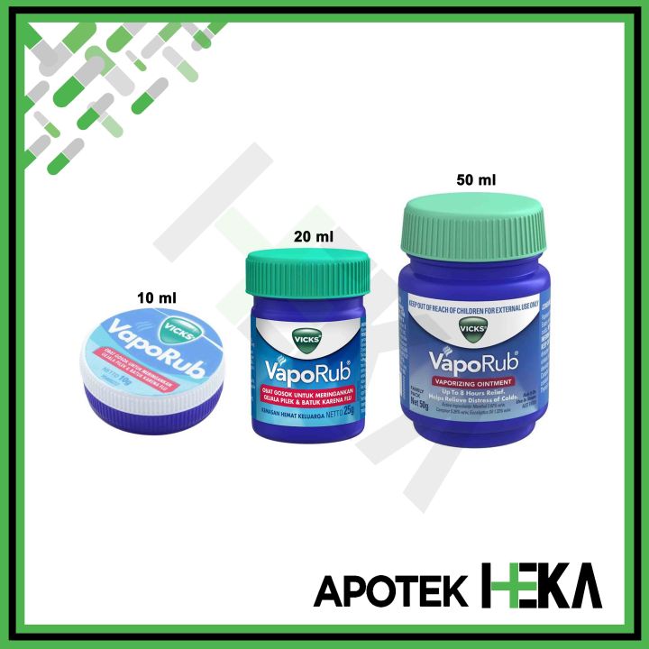Vicks Vaporub Balsem - Ringankan Gejala Pilek Batuk
