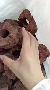 LZD  Volcanic Rock Planting Cup Water Plant Ring Succulent Creative Bonsai Pot Breathable Absorbent Good Landscape Volcanic Rock Flowerpot