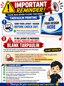 Tarpaulin Printing 10oz Banner