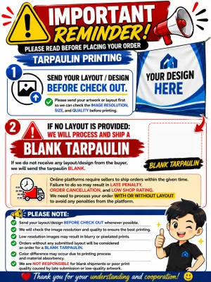 Tarpaulin Printing 10oz Banner