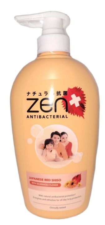 Zen Orange Botol 480ml Zen Antibacterial Sabun Cair Shiso