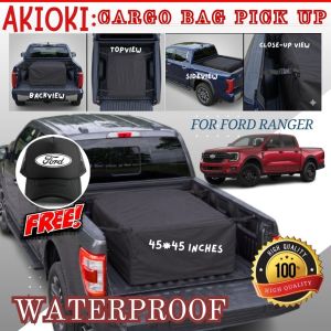 45x45inch AKIOKI Cargo Bag Pick Up for Ford Ranger Truck Bag Waterproof Premium Quality with MESH CAP