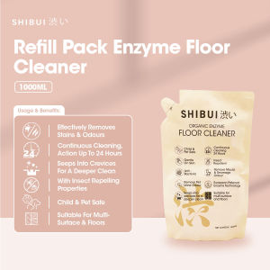 SHIBUI Organic Enzyme Floor Cleaner - Natural Baby & Pet Safe (2L) Pembersih Lantai Organik Selamat untuk Bayi & Haiwan
