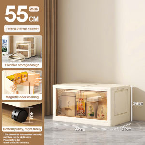Foldable Storage Cabinet for Kitchen Durabox Bedroom Drawer Cabinet Plastic Wardrobe Storage Box