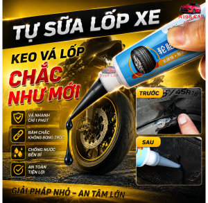 Keo Vá Lốp Cao Cấp Sửa Chữa Vết Rách Lốp Có Độ Đàn Hồi CaoChịu Nhiệt Tôt