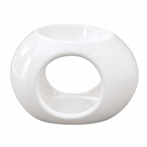 T6JOB1 Ceramic Candle Holder Multifunctional Minimalist Essential Oil Burner European Style Decorative Incense Burner Household
