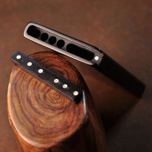 Ebony Case Solid Wood Storage Buddha Demon Wealth Fortune Blessing Tai Chi Heart Sutra Carving Smoke Accessory