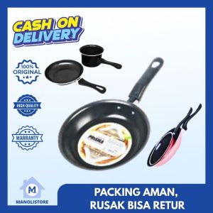 (BUY 1 GET 1) Maspion New Prisma Teflon Fypan Panci Anti Lengket 1 Set 2PCS - MN