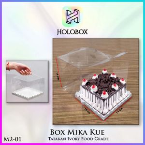 Box Cake Kotak Kue Packaging Mika Transparan Murah M2