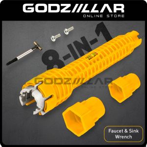 (8In1) Faucet And Sink Installer Tools Multifunction Magic Wrench Repair Plumbing 多功能水槽扳手