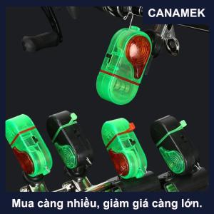【CANAMEK】 Điện báo động câu cá chuông phụ kiện chỉ số dải nhạy cảm âm thanh cảnh báo Cá Cắn báo động cho cần câu