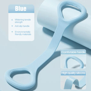 Yoga Elastic 8 Shape Pull Rope Resistance Band Pulling Rope Yoga Chest Expander Exercise Expansion Sport Training Pulling Fitness Equipment 瑜伽弹性8形阻力带绳 家用开背肩腿美背瑜伽束缚弹力绳