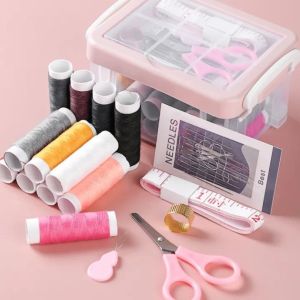 Bộ 30 Kim May Tự Xỏ Chỉ Thông Minh – Hộp Gỗ Sang Trọng Khâu Da Vải Canvas DIY