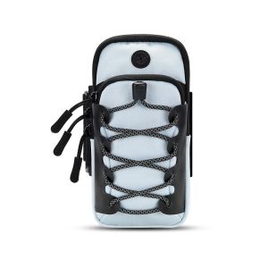 LAYOTO Reflective Cell Phone Arm Bag Sports Arm Sleeve Wrist Bag Outdoor Fitness Safety Reflective Cell Phone Bag