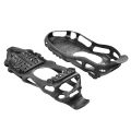 24 Teeth Spikes Crampons, Ice Snow Grips Cleats Crampons for Hiking Fishing. 