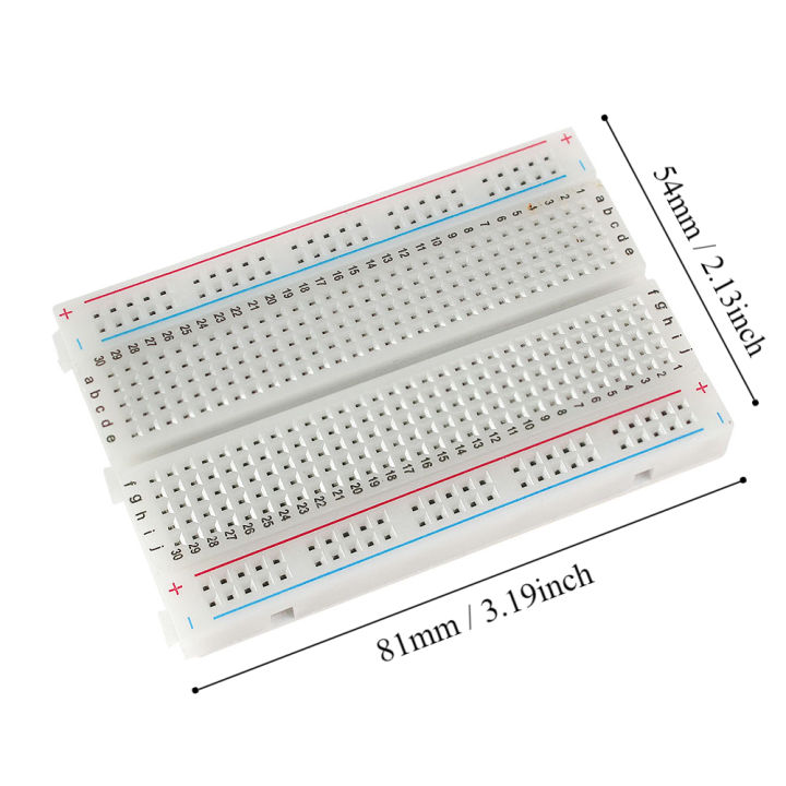 1PCS Breadboard 400 Point Solderless Prototype PCB Universal Testing ...